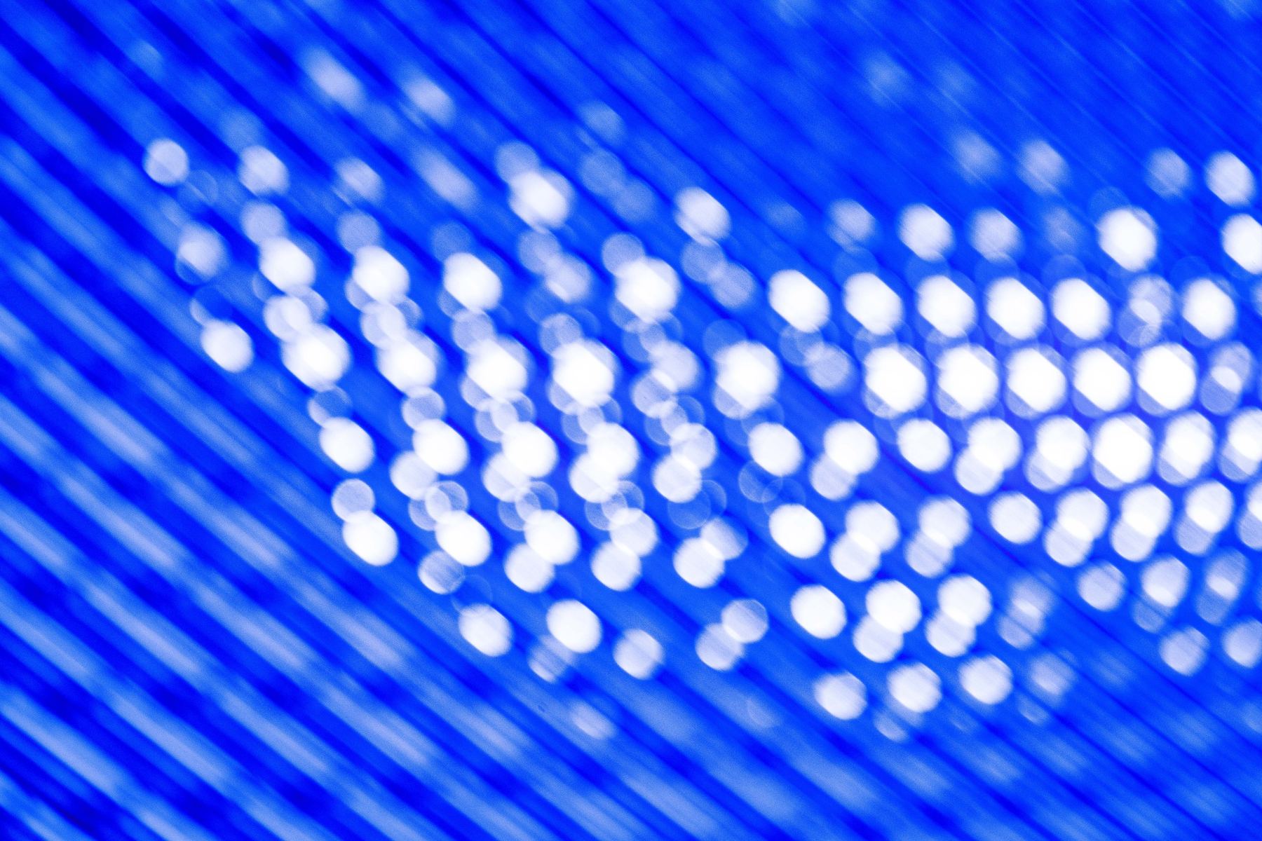 Blue light with soft luminous points